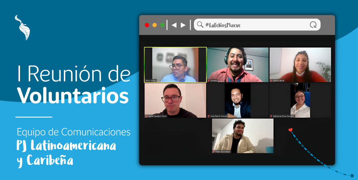 Voluntarios del Equipo de Comunicaciones de la Pastoral Juvenil Latinoamericana y Caribeña